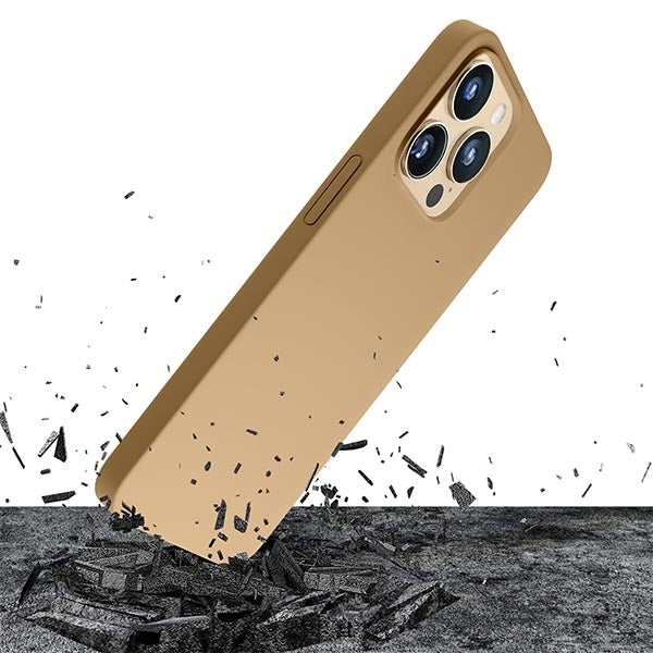 Твърд калъф 3MK Hardy Case MagSafe за iPhone 14 Pro Max, златен