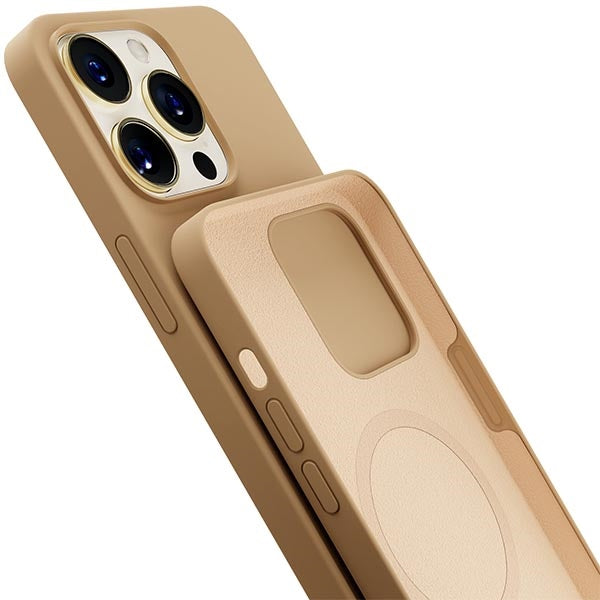 Твърд калъф 3MK Hardy Case MagSafe за iPhone 14 Pro Max, златен