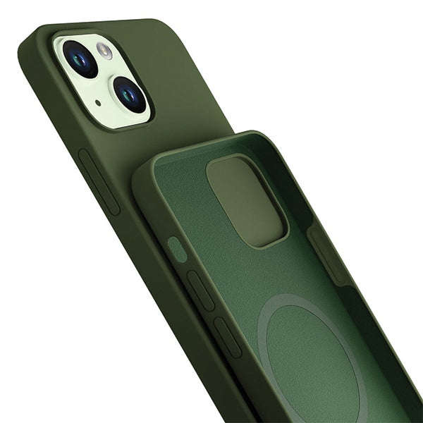 3MK Hardy Case калъф за iPhone 15 Plus / 14 6.7", зелен, MagSafe