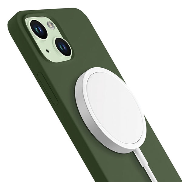 3MK Hardy Case калъф за iPhone 15 Plus / 14 6.7", зелен, MagSafe
