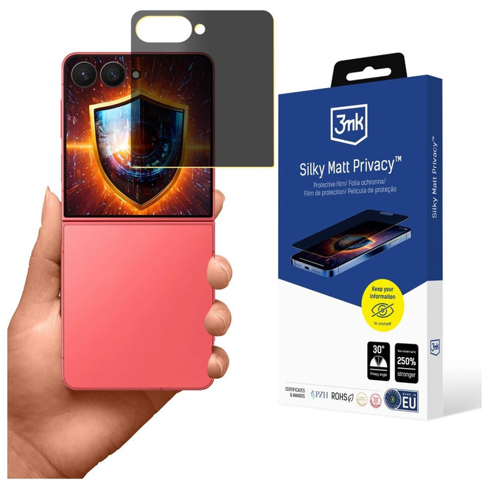 Защитно фолио 3MK Silky Matt Privacy за Samsung Galaxy Z Flip7, мат