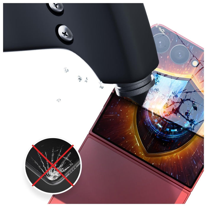 Защитно фолио 3MK Silky Matt Privacy за Samsung Galaxy Z Flip7, мат