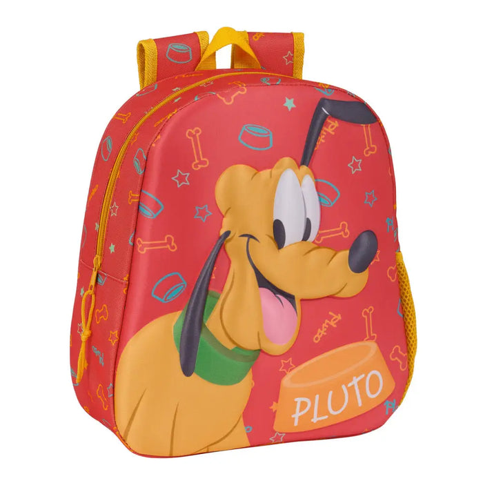 3D Детска раница Clásicos Disney Pluto Оранжев 27 x 33 x 10
