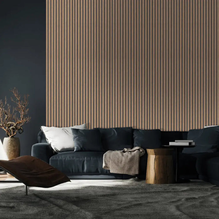 3D MDF СТЕННИ ПАНЕЛИ NEUHOFER ДЪБ ЛАМЕЛО 267X57X1.9 CM