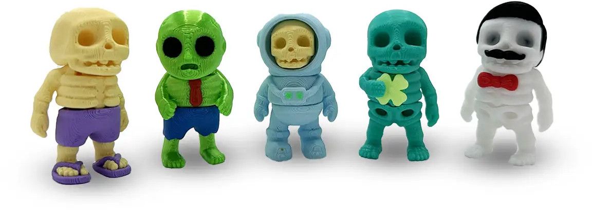 3D принт 3D Morph Lab - Скелет, малък, асортимент