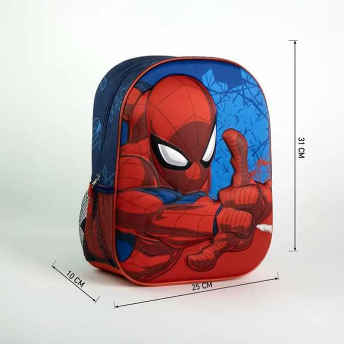 3D училищна чанта Spider-Man Син 25,0 x 31,0 x 10,0 cm