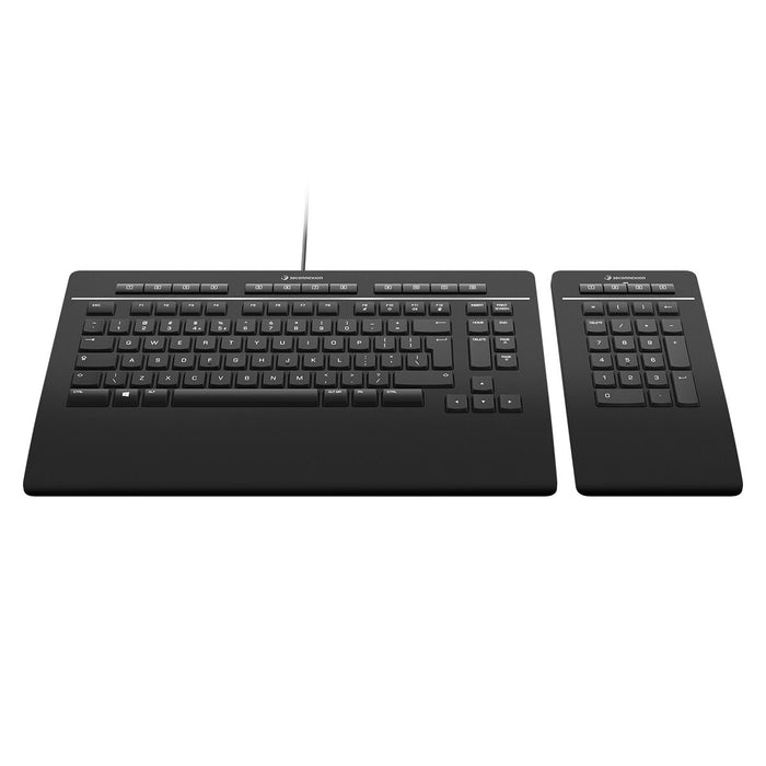 Клавиатура 3Dconnexion Keyboard Pro with Numpad Черен Испанска Qwerty