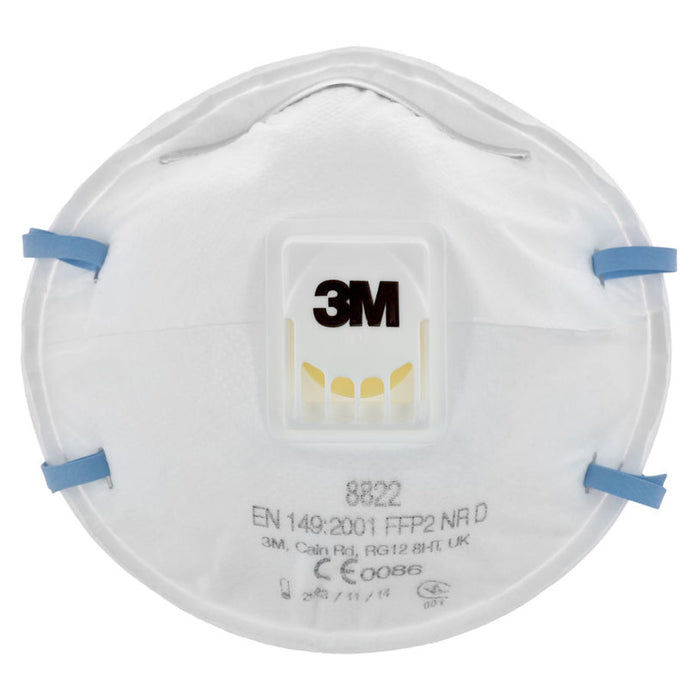 ПРЕДПАЗНА МАСКА FFP2 С КЛАПА 1 БРОЙ 3M 8822