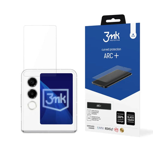3mk ARC + фолио на Nubia Flip 2 (отпред)