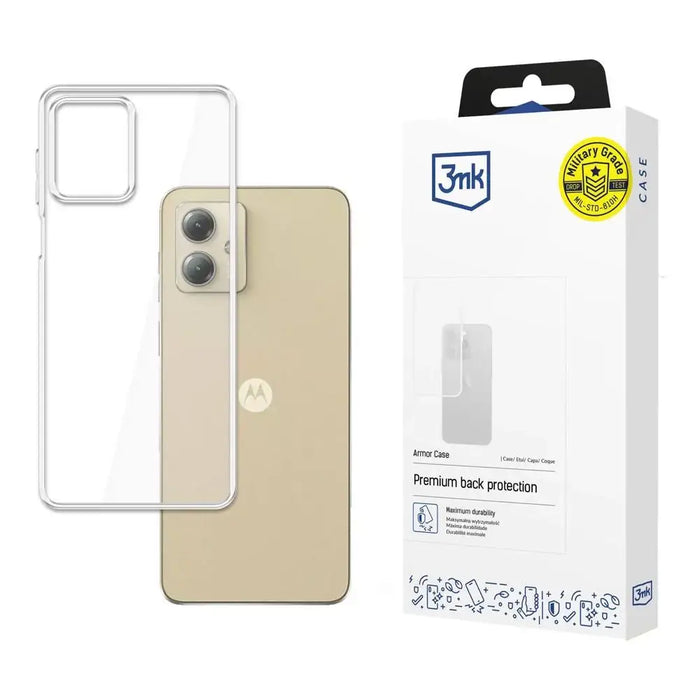 3mk Armor Case за Motorola Moto G14 - прозрачен