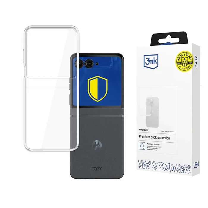 3mk Armor Case за Motorola Razr 50 - Прозрачен