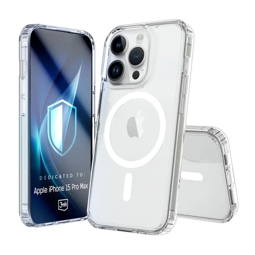 3mk Armor MagCase за iPhone 15 Pro Max - прозрачен