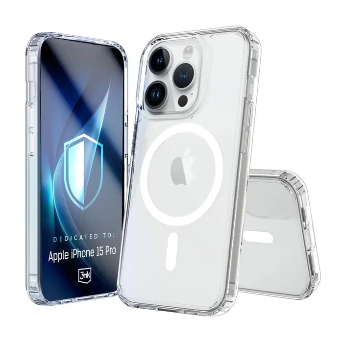 3mk Armor MagCase за iPhone 15 Pro - прозрачен