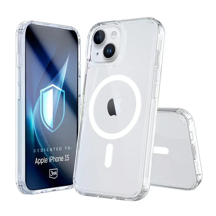 3mk Armor MagCase за iPhone 15 - прозрачен