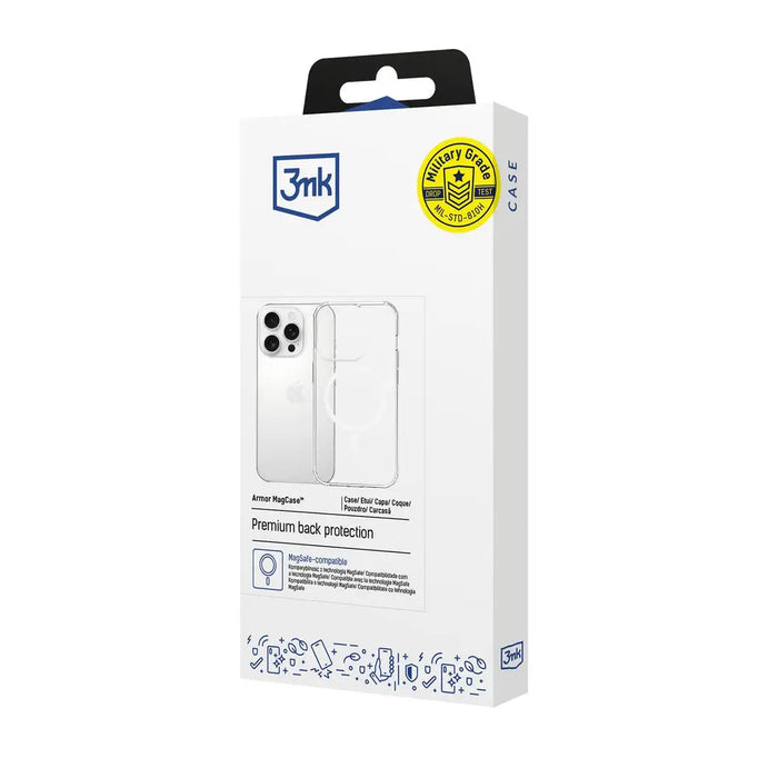 3mk Armor MagCase за iPhone 16 Pro Max - прозрачен