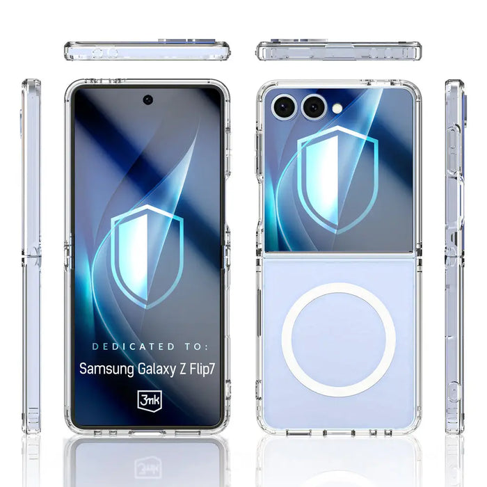 3mk Armor MagCase за Samsung Galaxy Z Flip 7 - прозрачен