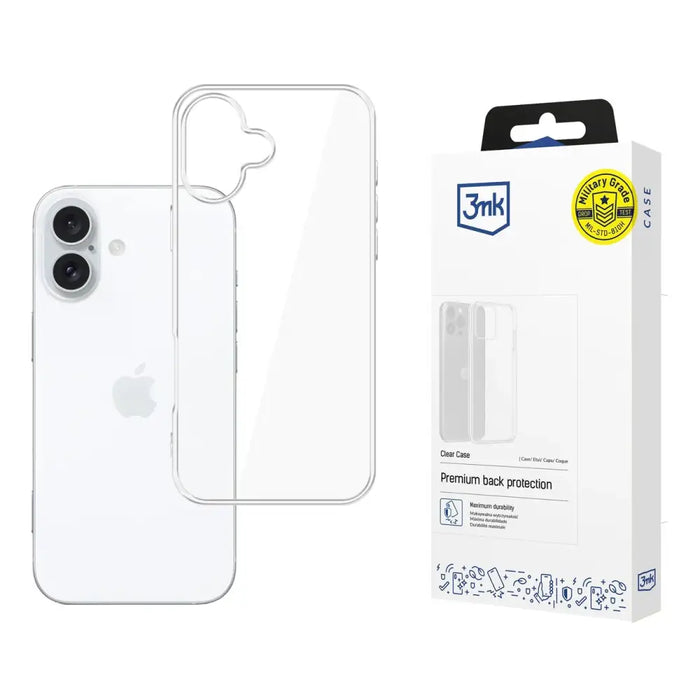 3mk Clear Case за iPhone 16 Plus - прозрачен