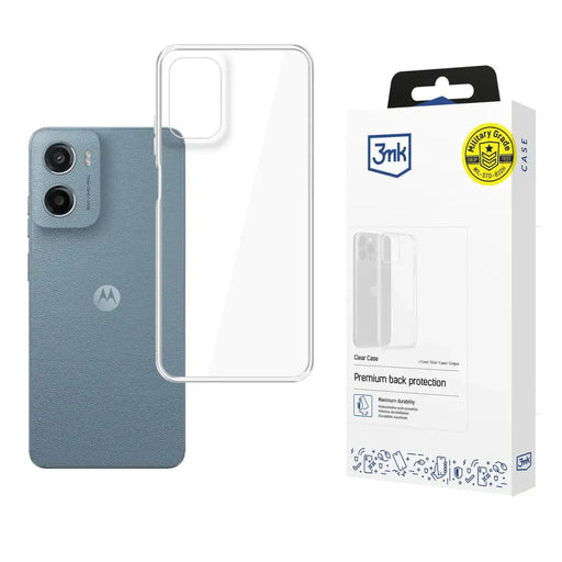 3mk Clear Case за Motorola Moto G05 / E15 G4 - прозрачен