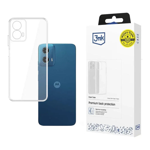 3mk Clear Case за Motorola Moto G34 5G - прозрачен