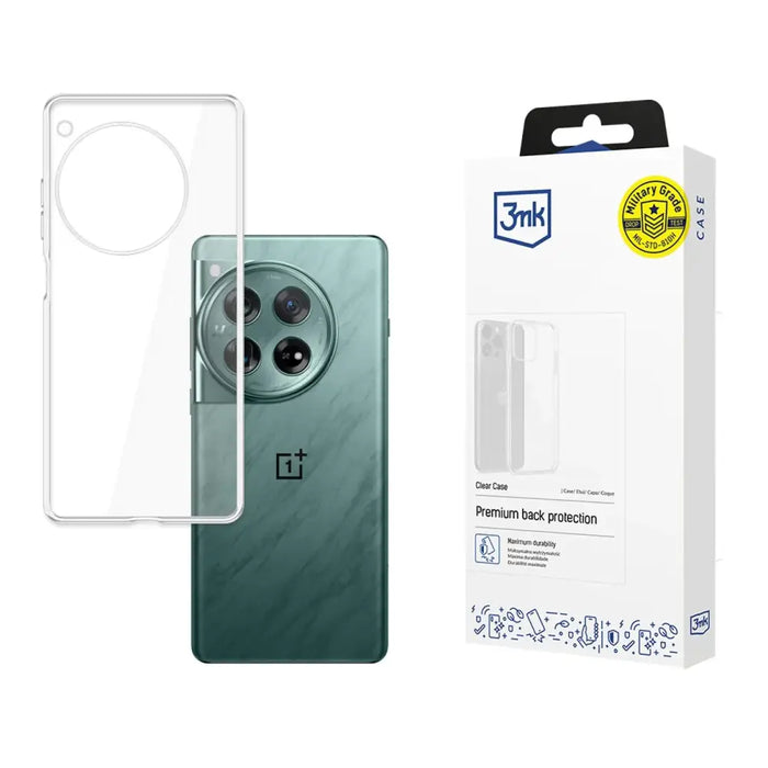 3mk Clear Case за OnePlus 12 - прозрачен