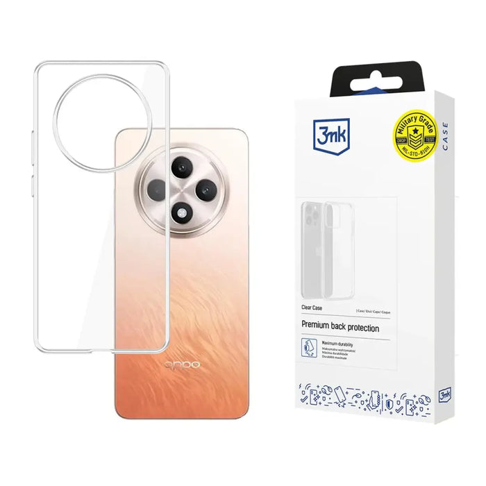 3mk Clear Case за Oppo Reno 12 F\Fs - прозрачен