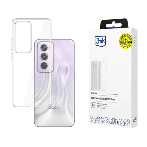 3mk Clear Case за Oppo Reno 12 - прозрачен