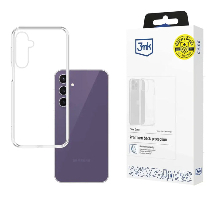 3mk Clear Case за Samsung Galaxy S24 FE - прозрачен