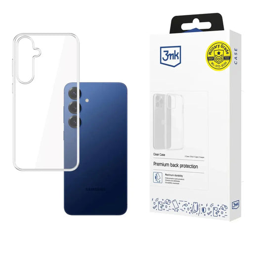 3mk Clear Case за Samsung Galaxy S25 FE - прозрачен