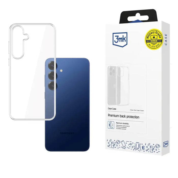 3mk Clear Case за Samsung Galaxy S25 FE - прозрачен