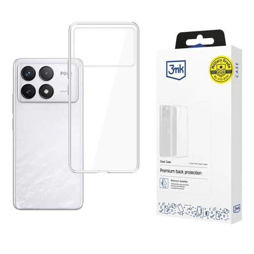 3mk Clear Case за Xiaomi Poco F6 Pro - прозрачен