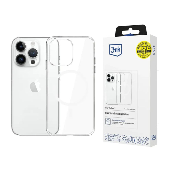 3mk Clear MagCase Case за Apple iPhone 13 Pro - прозрачен