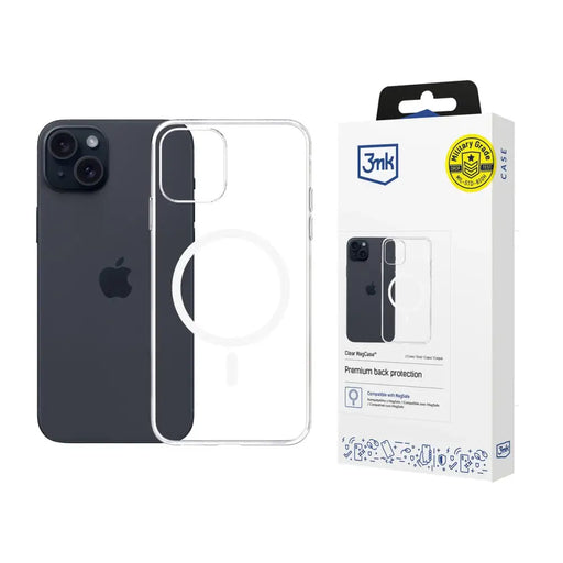 3mk Clear MagCase за Apple iPhone 15 Plus - прозрачен