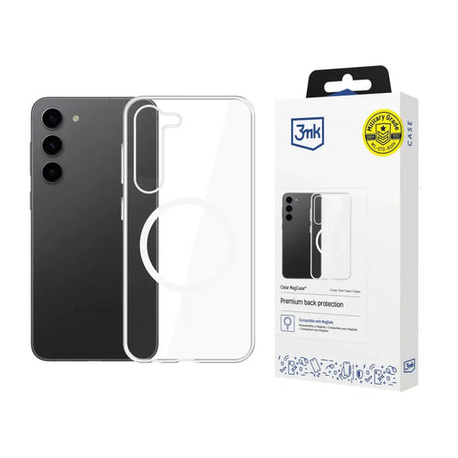 3mk Clear MagCase за Samsung Galaxy S23 5G - прозрачен