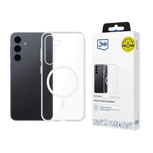 3mk Clear MagCase за Samsung Galaxy S24 - прозрачен
