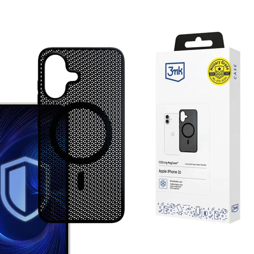 3mk COOLing MagCase за Apple iPhone 16 Plus - черен