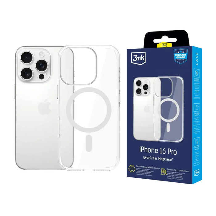 3mk EverClear MagCase за Apple iPhone 16 Pro - прозрачен