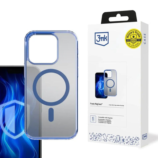3mk Frosty MagCase Blue Case за Apple iPhone 15 Pro - син