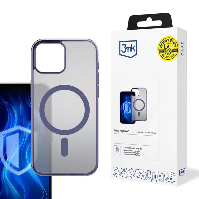 3mk Frosty MagCase Purple Case за Apple iPhone 12/12 Pro