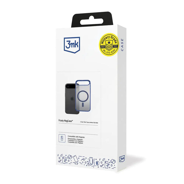 3mk Frosty MagCase за iPhone 17 Air - син