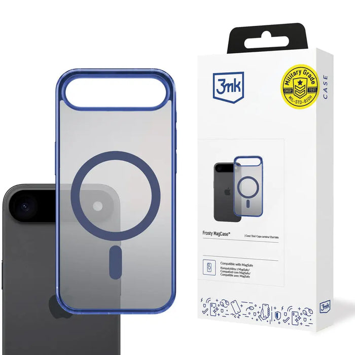 3mk Frosty MagCase за iPhone 17 Air - син