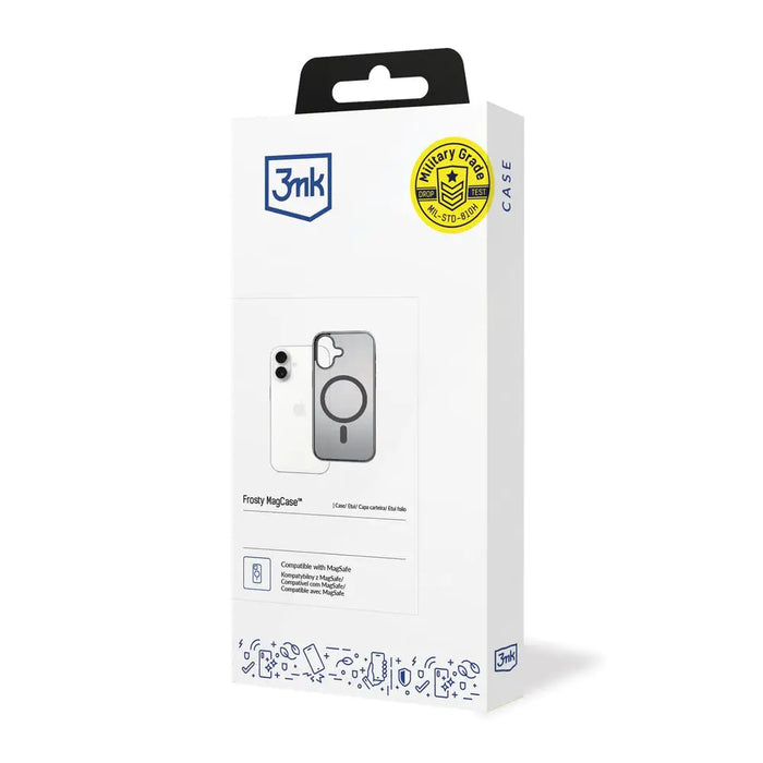 3mk Frosty MagCase за iPhone 17 - черен