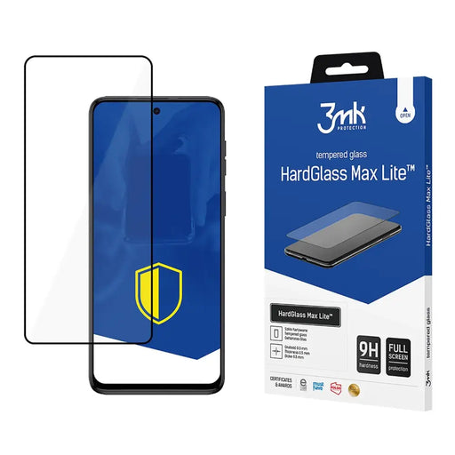 3mk HardGlass Max Lite закалено стъкло с черна рамка