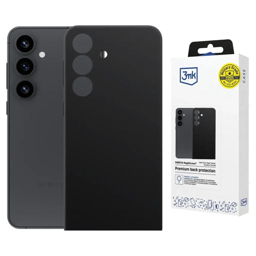 3mk Hardy MagSilicone Case за Samsung Galaxy S24 - черен