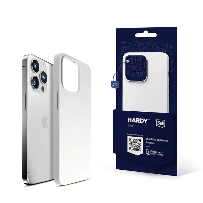 3mk Hardy Silicone MagCase за iPhone 13 Pro Max - бял