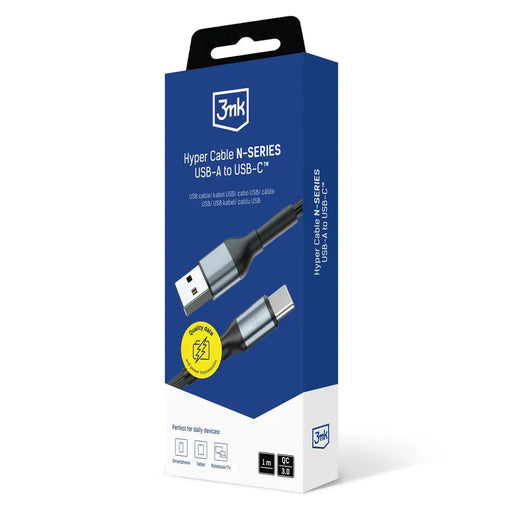 3mk Hyper Cable 3mk Hyper Cable N-SERIES USB-A / USB-C 1m
