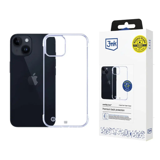 3mk Just20g Clear Case за iPhone 13 - прозрачен