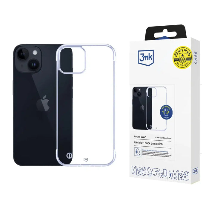 3mk Just20g Clear Case за iPhone 13 - прозрачен