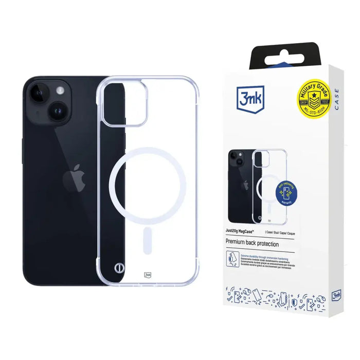 3mk Just20g MagCase за iPhone 14 Plus - прозрачен
