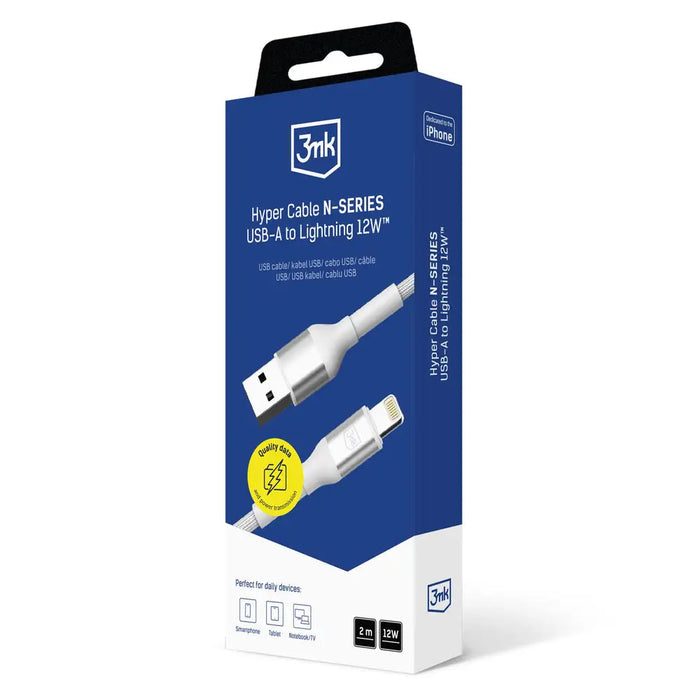3mk 3mk кабел 3mk Hyper кабел N-SERIES USB-A / Lightning 2m