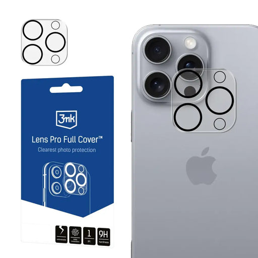 3mk Lens Pro Full Cover протектор за камера за iPhone 16